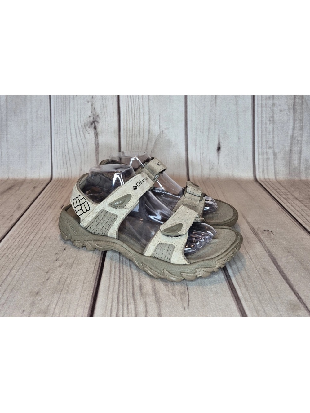 Columbia Men's Size 8 Tan Leather Fisherman Sport Comfort Sandals BM4403-252